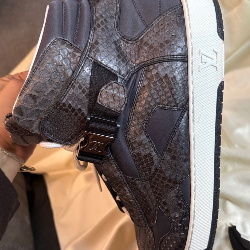 Louis Vuitton Python leather Brown&Gray Men size 9 - image 7